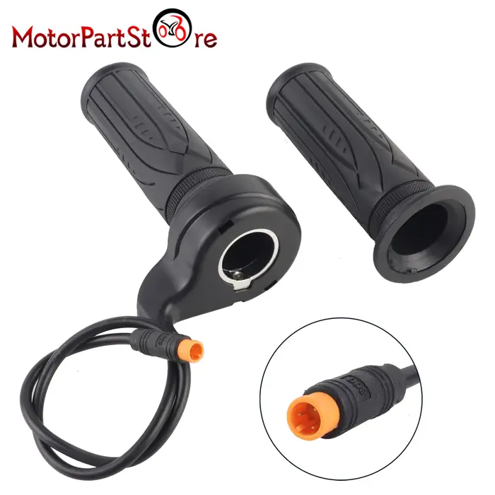 Poignées d'accélérateur à torsion intégrale pour vélos électriques, trottinettes 12V 24V 36V 48V 72V
