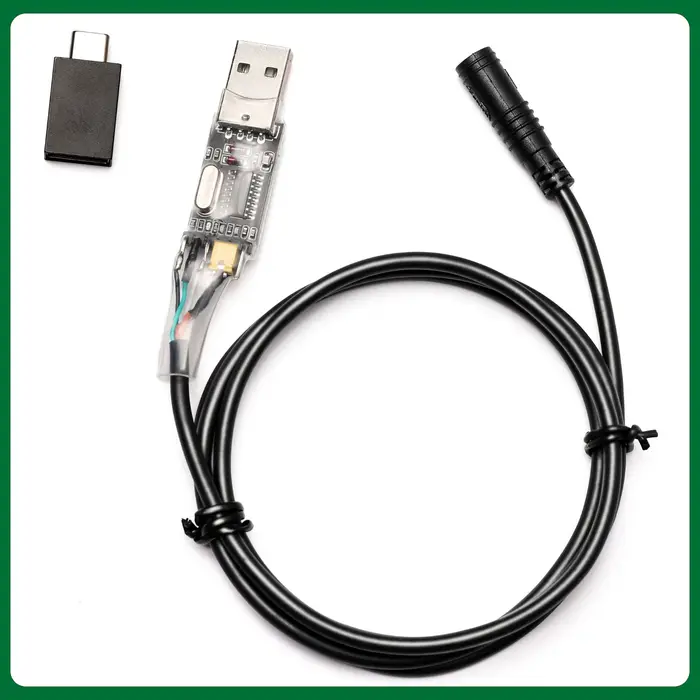 Câble de programmation pour vélo électrique 8fun/Bafang BBS01/02/03/BBSHD - USB vers moteur