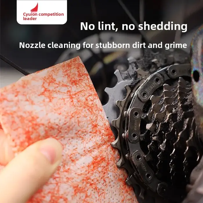 Chaîne de vélo, lingettes nettoyantes efficaces