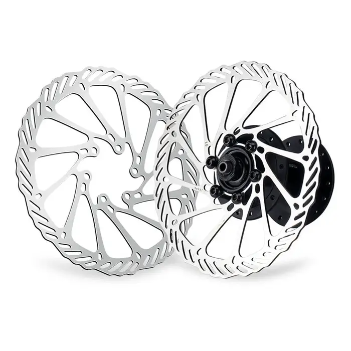 Rotor de frein de vélo vtt 120 140 160 180 203mm 6 pouces, Rotor de frein hydraulique en acier inoxy