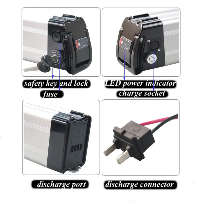 Batterie aux ions Eddie pour vélo électrique