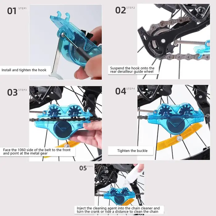 Kit de Nettoyage de Chaîne de Vélo