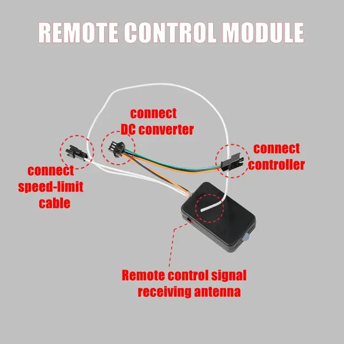 Module de télécommande pour Scooter électrique VSETT 8 8+ 9 9+ 11+ ZERO 9 10 8X 10X limiteur pour commuter la vitesse maximale de 25 km/h vers réel