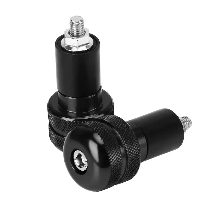 Capuchons de guidon attrayants noirs pour vélos électriques