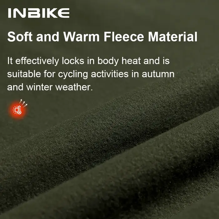 INBIKE 2025 hiver homme maillot de cyclisme à manches longues thermique polaire vélo