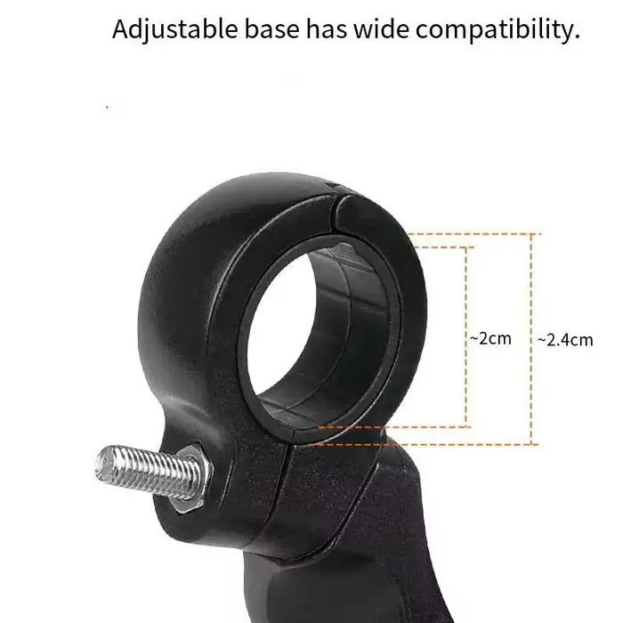 Rétroviseur de vélo VTT HD réflexion miroir batterie