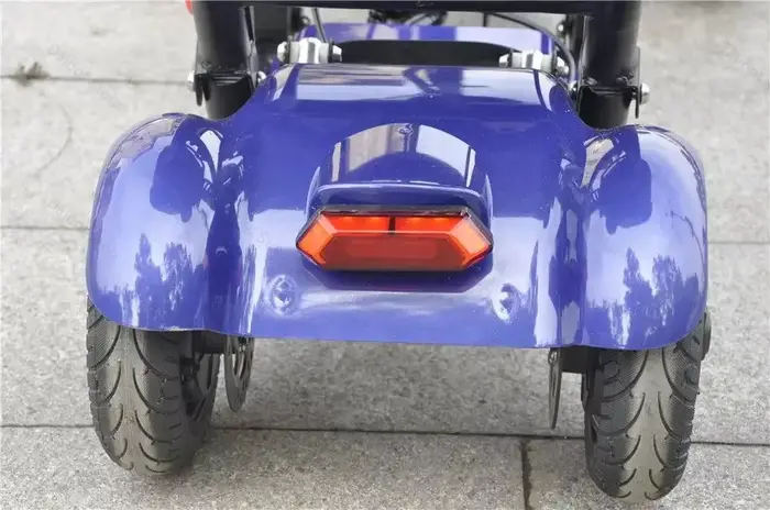 36V 500W double moteur pliant 4 roues Scooter électrique pour personnes âgées grand siège 10 pouces