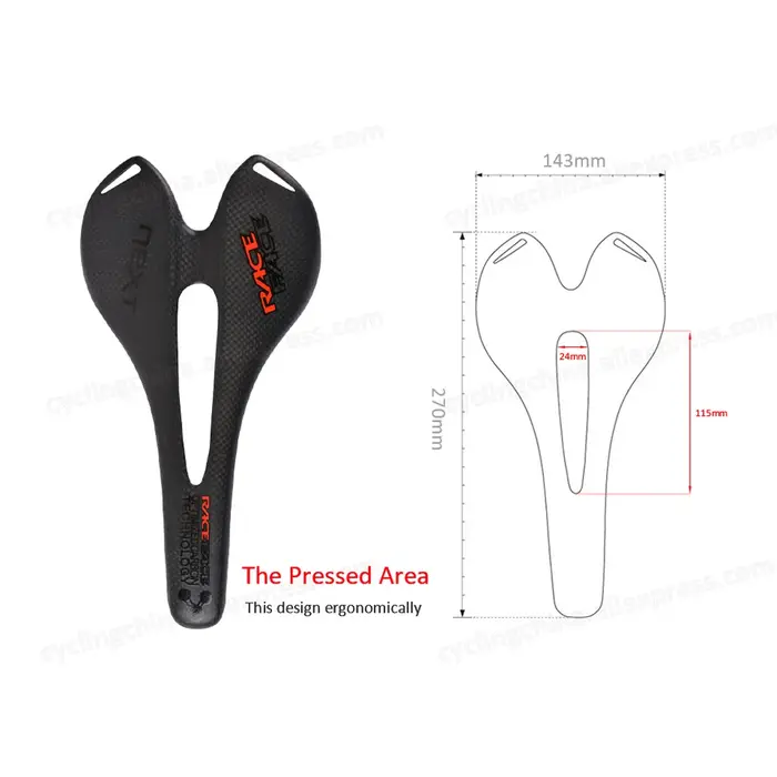 Race Face-Selle légère de la série Next, tissage 3K, coussin de siège entièrement en carbone, siège 