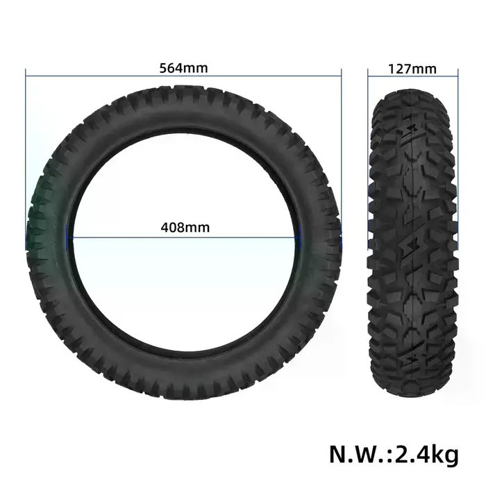1 Pc e-bike gros pneus Ulip20x5.0 caoutchouc élargissement anti-dérapant tout-Terrain hors route pneu extérieur Scooter