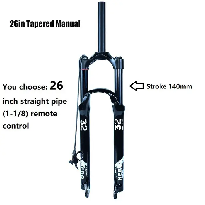 Fourche de suspension pneumatique pour VTT