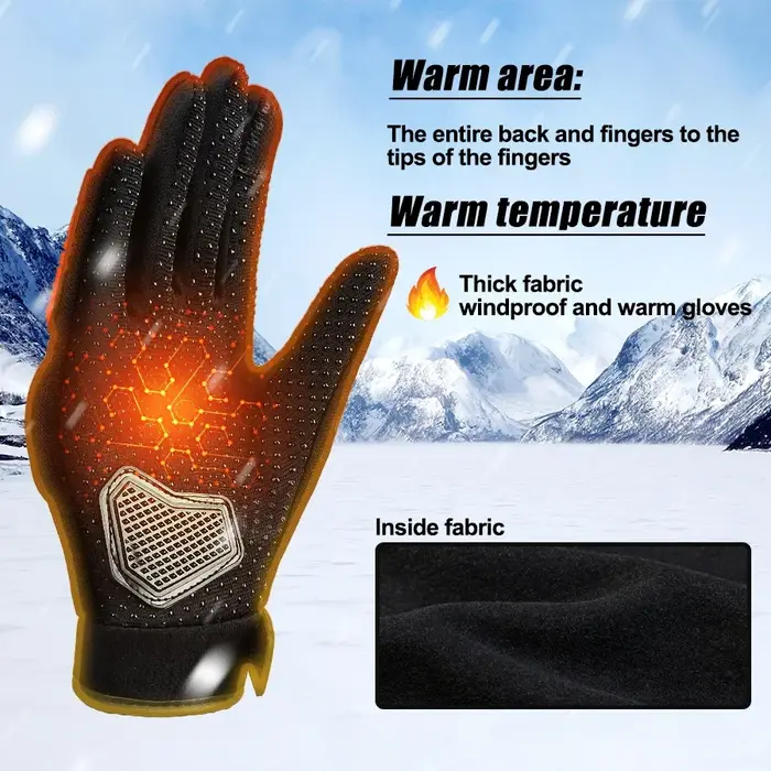 Mitaines de cyclisme d'hiver pour hommes