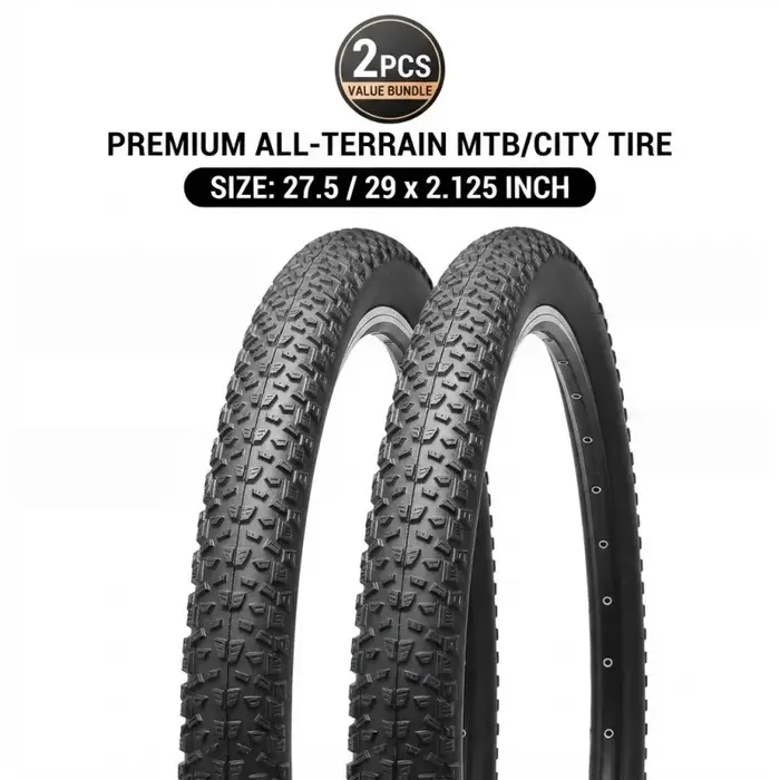 Pneus de vélo VTT 27.5/29 x 2.125 pouces