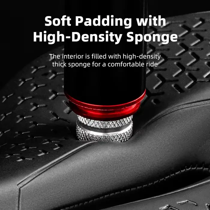 ROCKBROS selle de vélo creux respirant antichoc siège de cyclisme PU coussin en cuir antidérapant lé