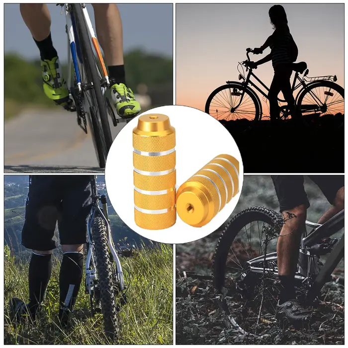Repose-pieds arrière de cyclisme en aluminium