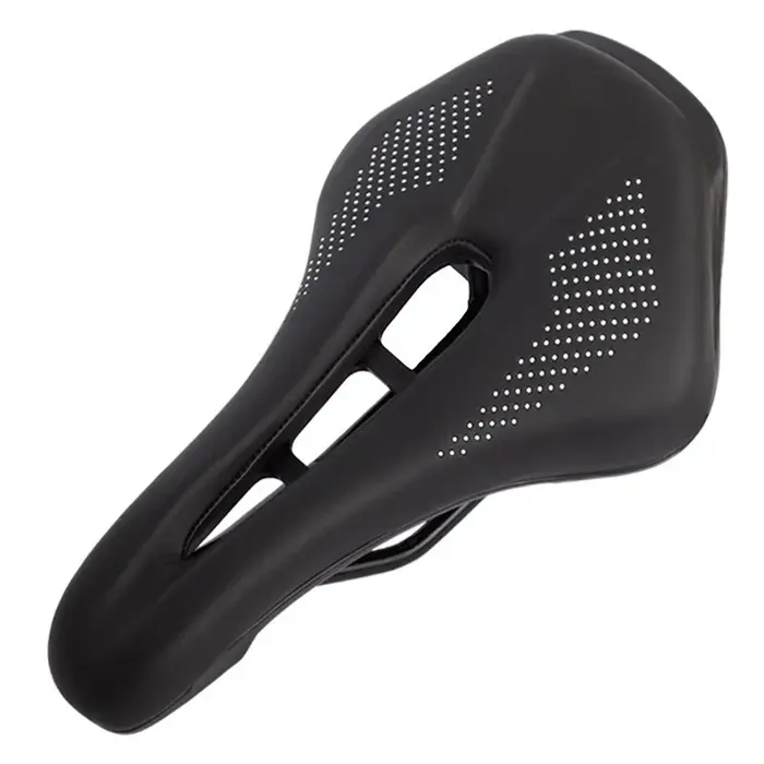 Selle de vélo siège route Rails en acier VTT coussin pour hommes antidérapant souple en cuir PU
