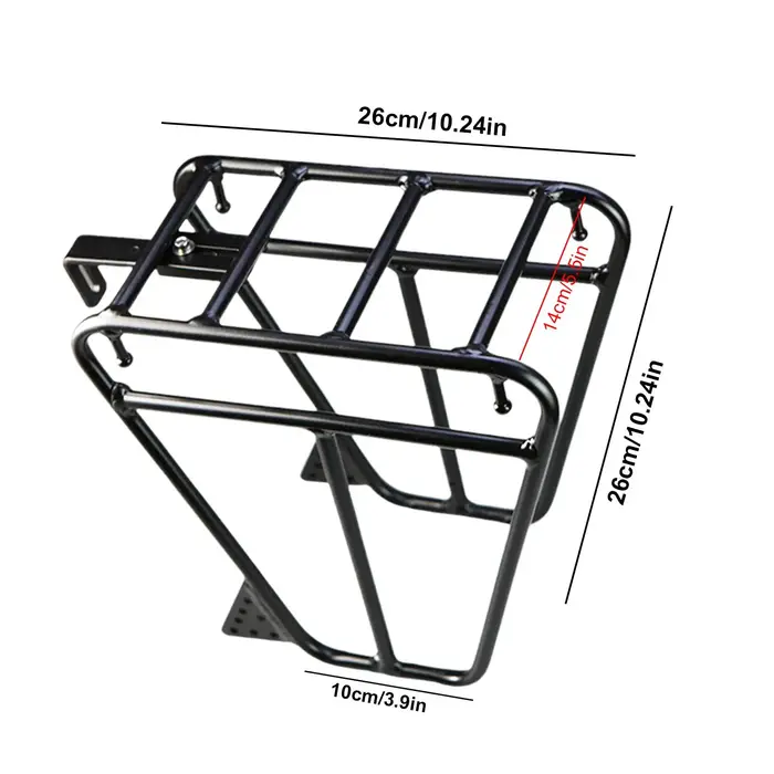 Porte-bagages avant pour vélo de route