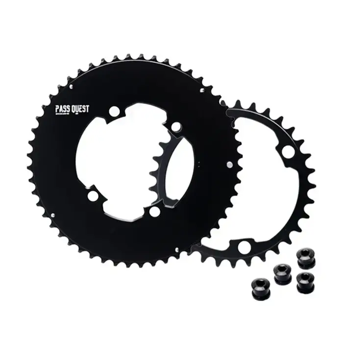 PASS QUEST 107BCD 2 × AERO Chainrings 46-33T 48-35T 50-37T 52-39T pour SRAM FORRival
