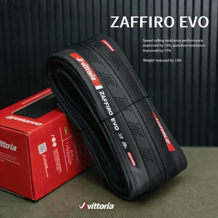 Pneu de vélo de route VITTORIA ZAFFIRO EVO New haute performance pliable durable en blanc bordeaux jaune rouge ou violet pour cyclisme