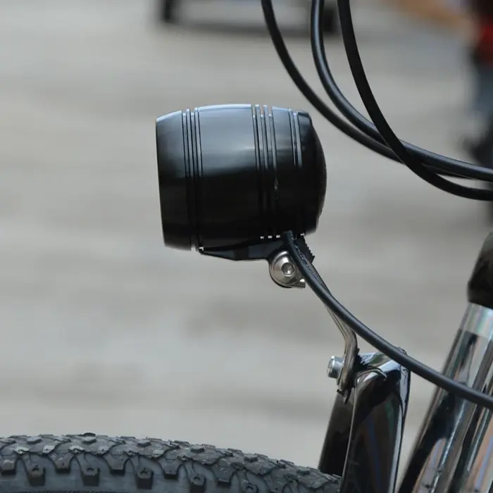 Lampe frontale avant de vélo pour Dynamo de moyeu avec câble de feu arrière