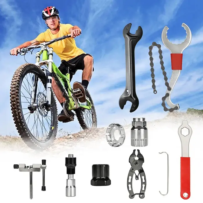 Kit d'outils de vélo, outils professionnels de réparation