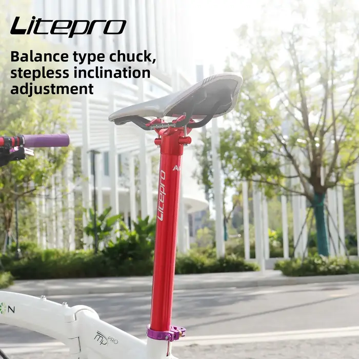 Tige de selle LP Litepro pour vélo pliant Brompton