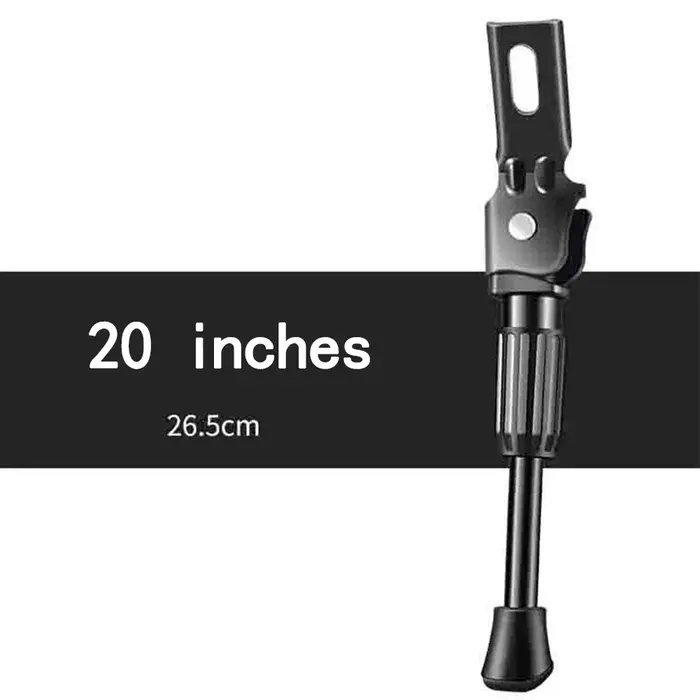 Béquille de support de stationnement latérale en métal pour vélo enfant 12 à 20 pouces avec choix de couleurs pour sécurité et stabilité