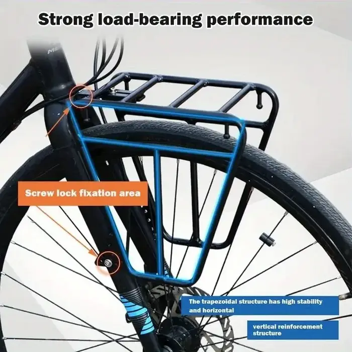 Porte-bagages avant pour vélo