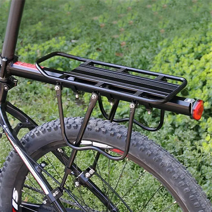 Porte-bagages arrière T1 en alliage d'aluminium pour vélo de route et VTT