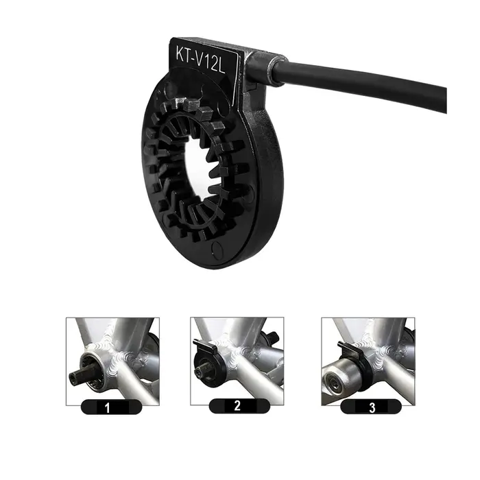 KT V12L e-bike PAS capteur 6 capteurs Magnent double Hall 12 signaux pédale 12 V-72 V pour pièces de Kit de Conversion de vélo électrique