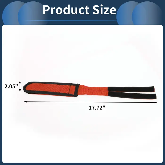 Sangles de pédale de vélo X Autohaux en nylon rouge renforcées à triple couche antidérapantes réglables pour VTT vélo de route et BMX