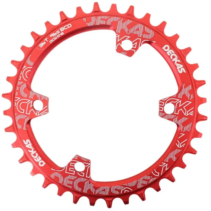 DECKAS Coroa BCD 96 asymétrique 36T 34T étroit large 96BCD plateau de vélo 36 34 dents anneau de chaîne