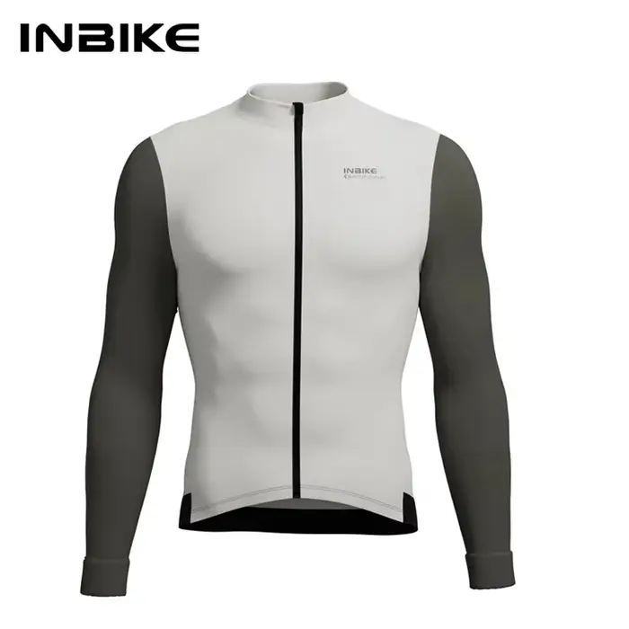 INBIKE – vêtements de cyclisme d'hiver pour hommes, ensembles de cyclisme en polaire, maillot à manc