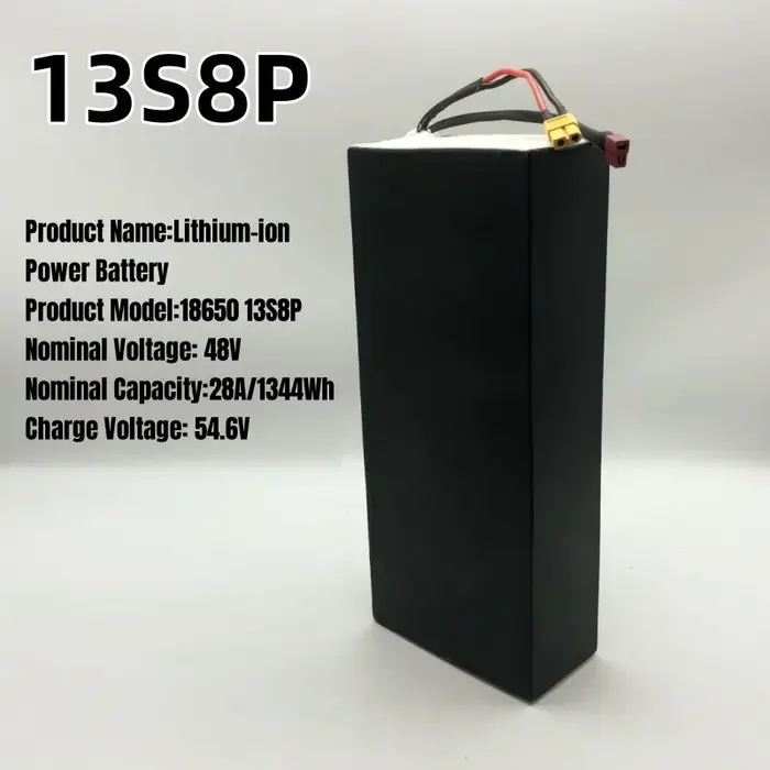 Batterie de scooter électrique pliante Kugoo M5/M5Pro/MaxSpeed 13S8P 48V 28000mAh