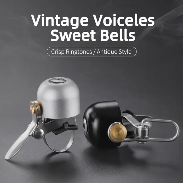 ROCKBROS sonnette de vélo anneau de cyclisme vélo rétro cloches classiques qualité sonore claire vtt