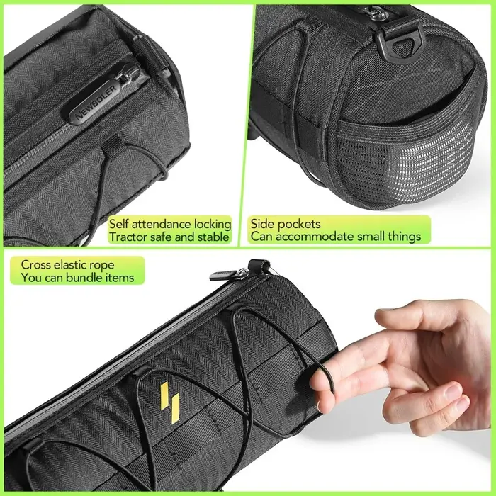 NEWBOLER nouveau sac de guidon sacs de vélo cadre sacoche multifonction Portable sac à bandoulière accessoire