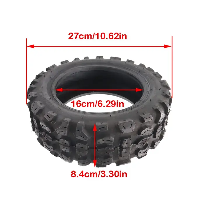 Pneu tout-terrain gonflable de 11 pouces