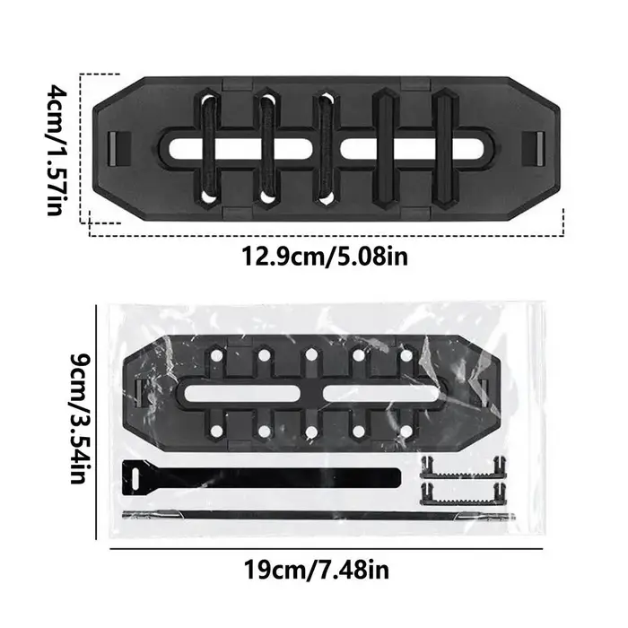 Support de gel énergétique pour vélos de montagne avec boucles élastiques