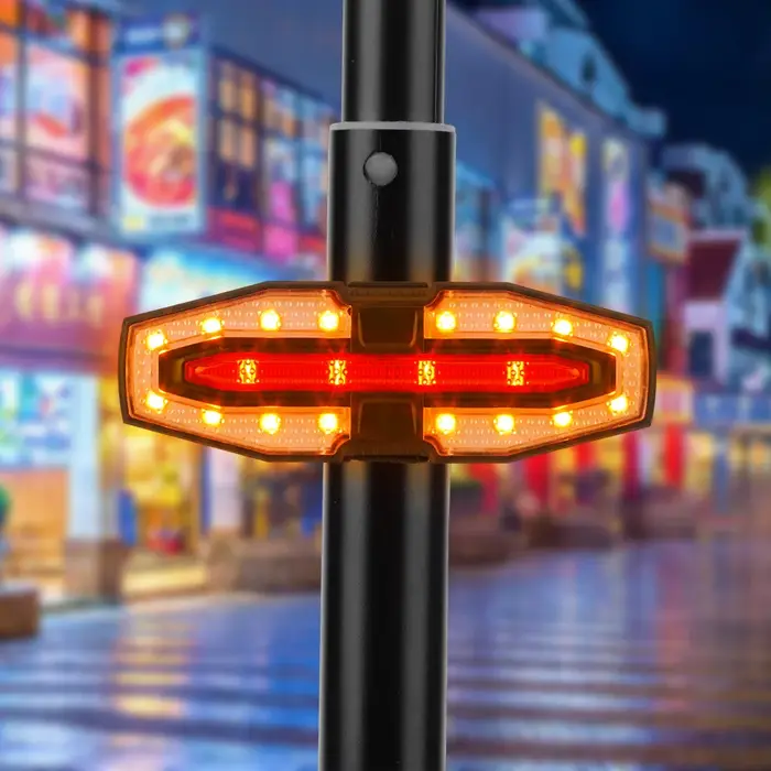 Clignotant LED étanche aste par USB pour trottinette électrique