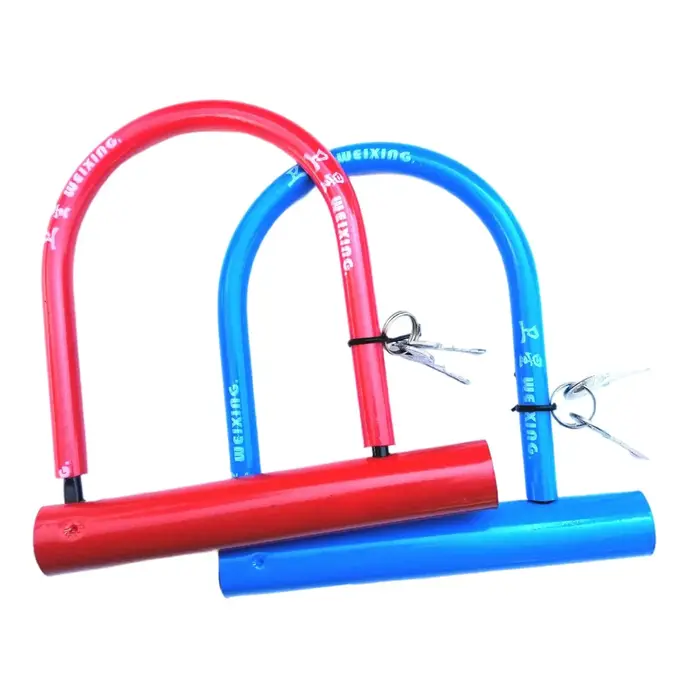 Serrure de vélo U Lock sécurité cyclisme D serrures incassables pour clôture Garage extérieur