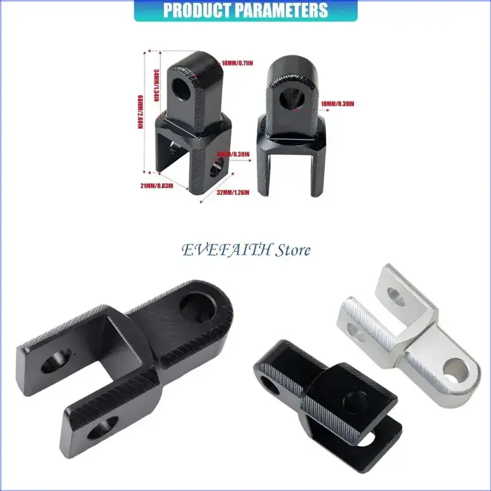 Adaptateur d'extension hauteur levage d'amortisseur arrière vélo électrique 124B Premium