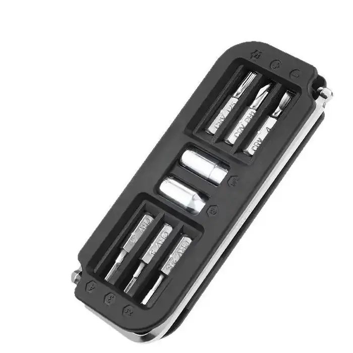 Kit d'outils de réparation de vélo 10-en-1 avec clé hexagonale
