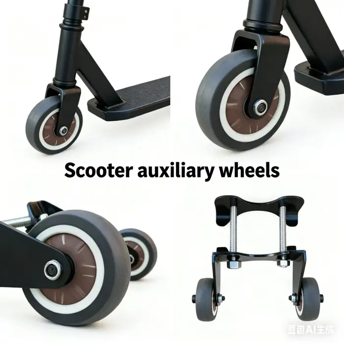 Roues stabilisatrices auxiliaires pour trottinette électrique Hx X6 – Accessoires anti-chute