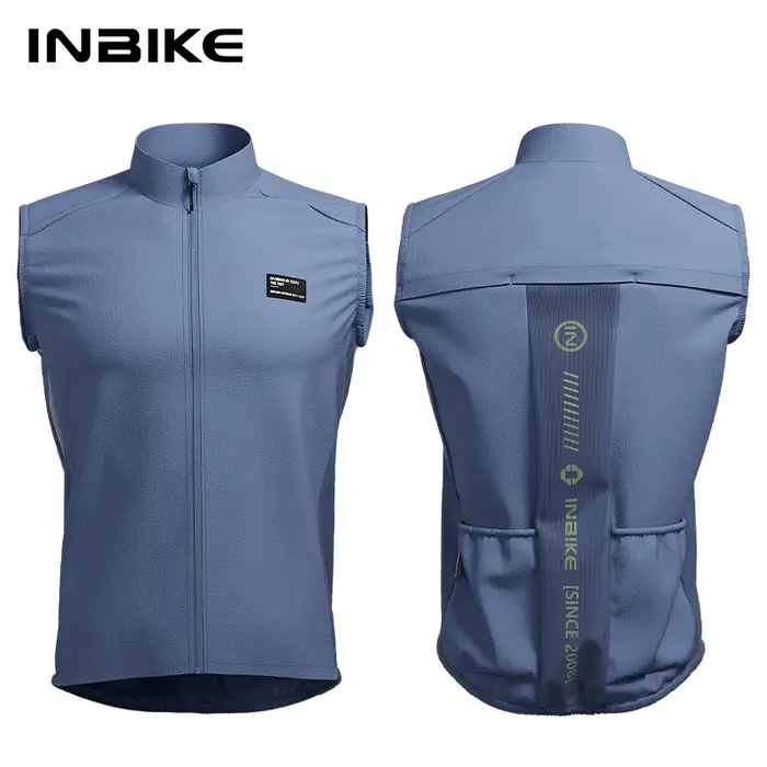 INBIKE – veste de cyclisme imperméable sans manches pour hommes