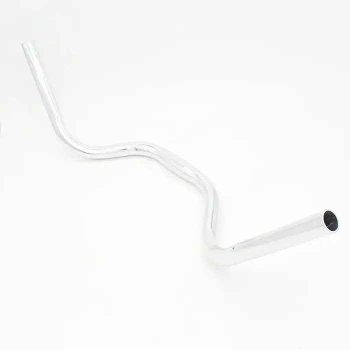 Guidon de vélo en alliage d'aluminium, guidon incurvé, poignées horizontales, grandes hirondelles, p