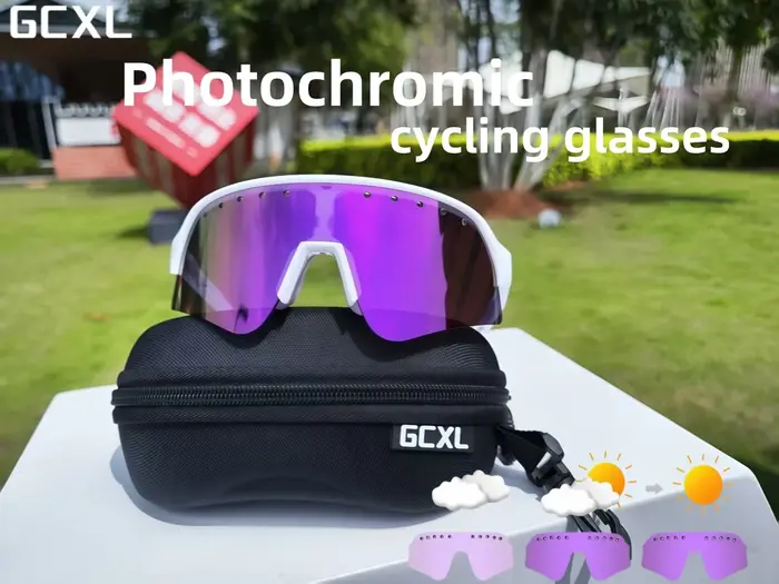 Lunettes de cyclisme avec verres photochromiques