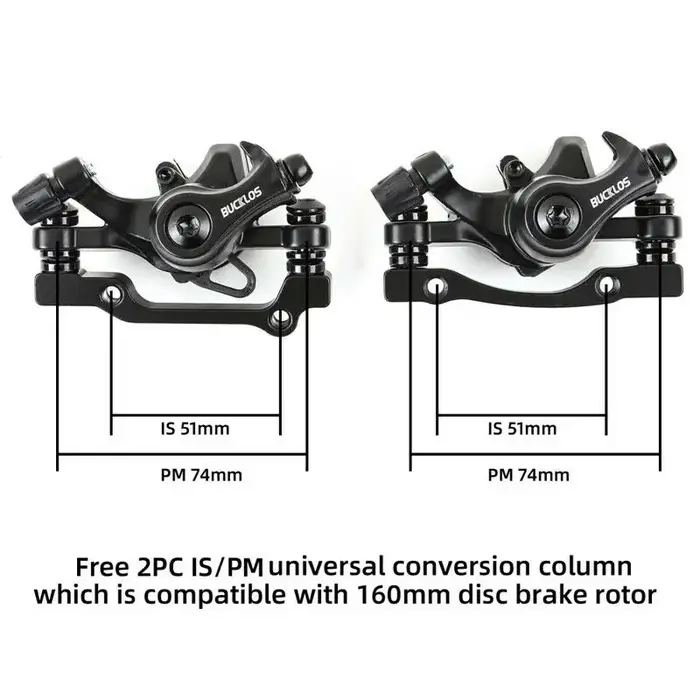 BUCKLOS étrier de frein à disque de vélo 160mm ligne avant/arrière traction