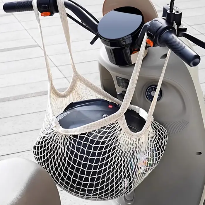 Sac de vélo, filet à bagages pour casques de vélo électrique