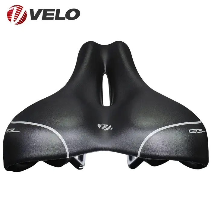 Conductrice O VL-3362 Vélo De Route Selle Silicone Gel PU Épaissir Creux Respirant Confortable VTT