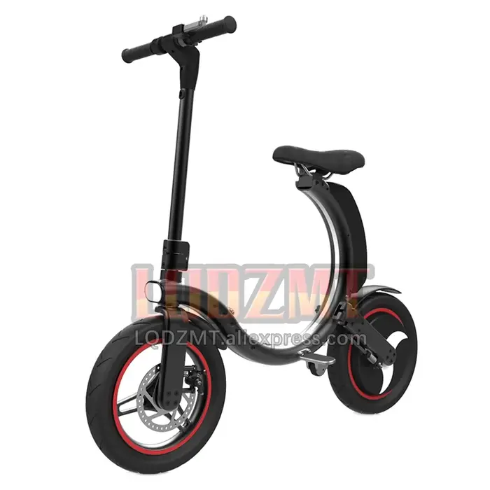 14 pouces 450W vélo pliant électrique tout-terrain ATV pliable longue portée sécurité batterie puissante