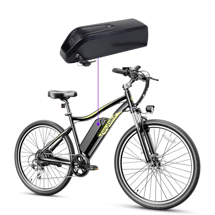 Vélo électrique Heybike Mars 2.0, batterie lithium-ion 48V 13Ah 17.5Ah 840Wh intégrée au cadre, pour vélos électriques ENGWE M20 500W 750W longue autonomie